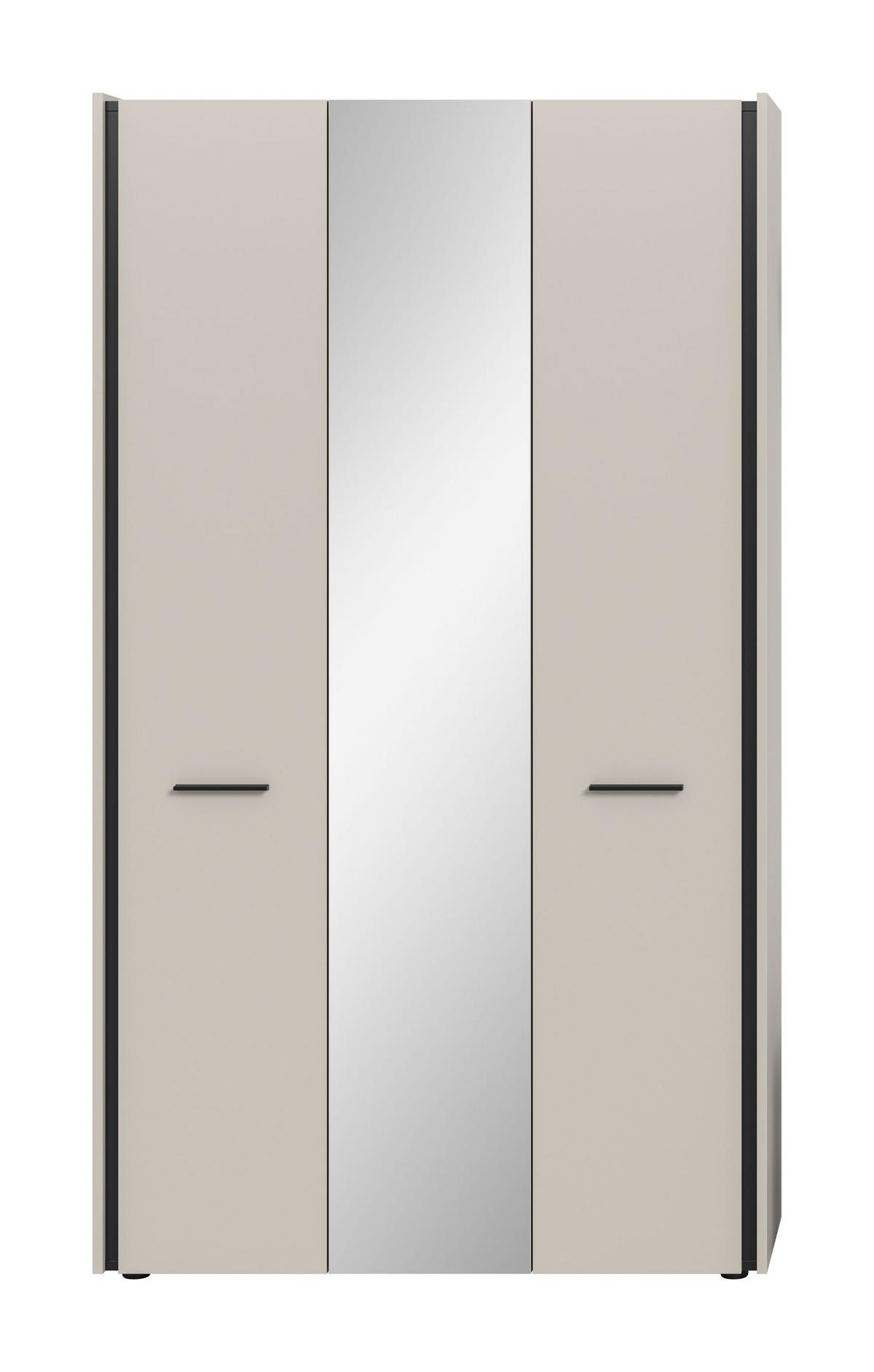 GARDEROBENSCHRANK EMIL (B/H/T: ca. 107/190/37 cm) in Kaschmir/Kaschmir - Kaschmir, Holzwerkstoff (107/190/37cm)