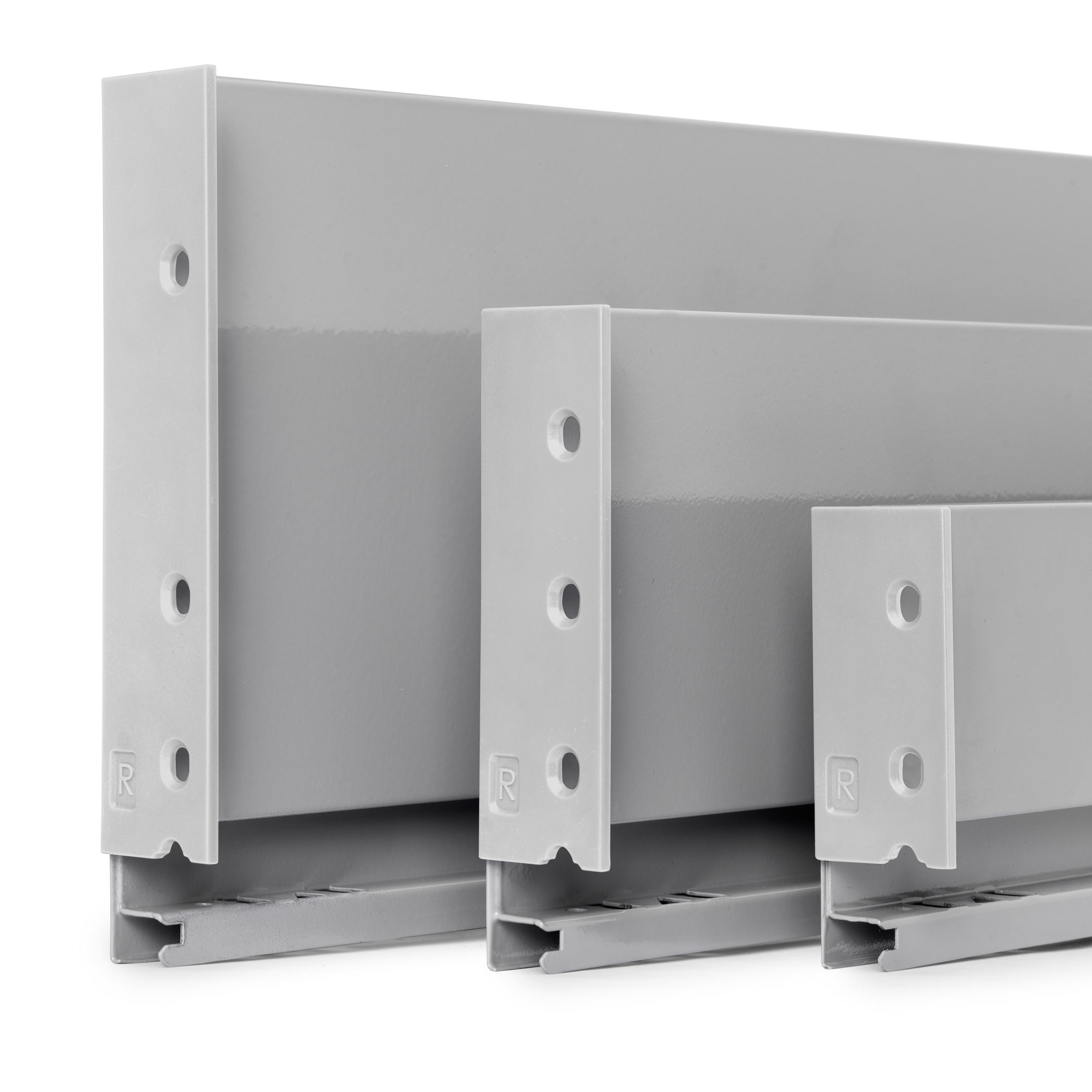 Thumbnail - Emuca Aussenschublade, Silber, Metall, 16x6x43 cm, Schlafzimmer, Kleiderschränke, Schrankzubehör