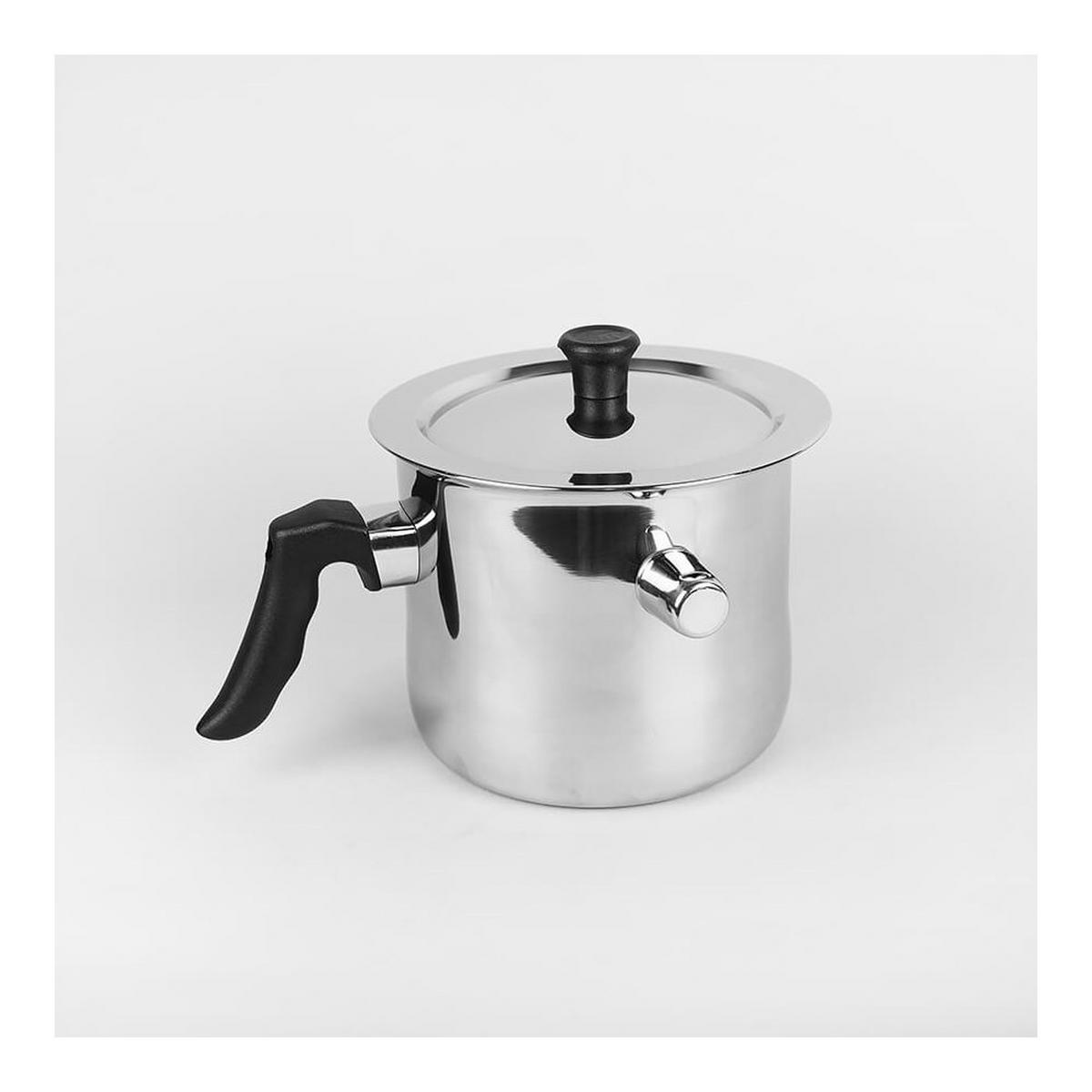 TOPF Silber 20/15/14 cm MR1698 - Silberfarben, Metall (15cm) - Maestro 