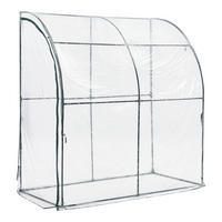 GEWÄCHSHAUS Juta - Transparent, Kunststoff (100/215/200cm) - [en.casa]