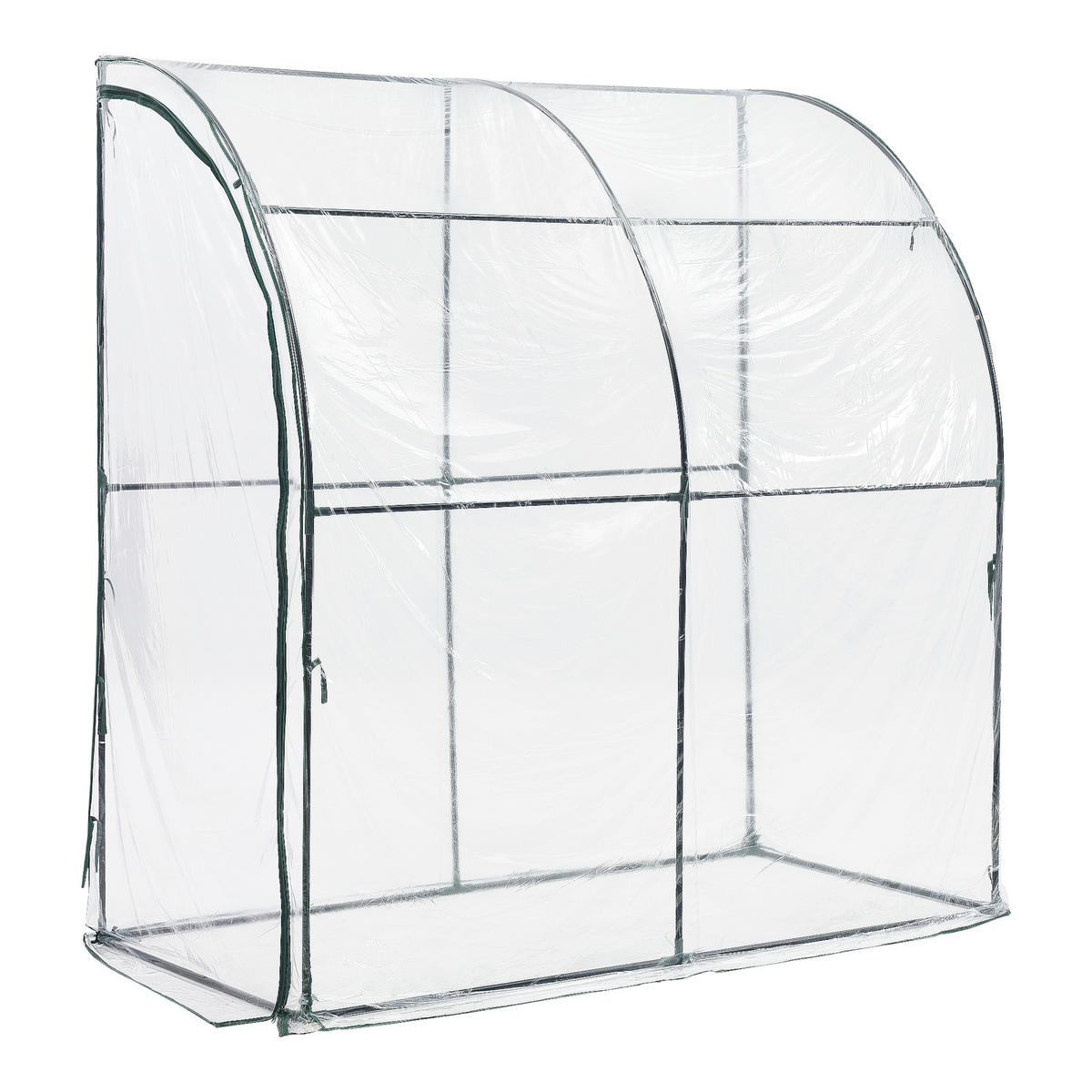 GEWÄCHSHAUS Juta - Transparent, Kunststoff (100/215/200cm) - [en.casa]