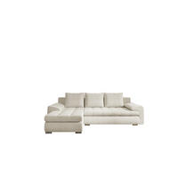 ECKSOFA TOMI Abriamo Ecru Links - Ecru, Holz (150/237cm) - Kaiser Möbel