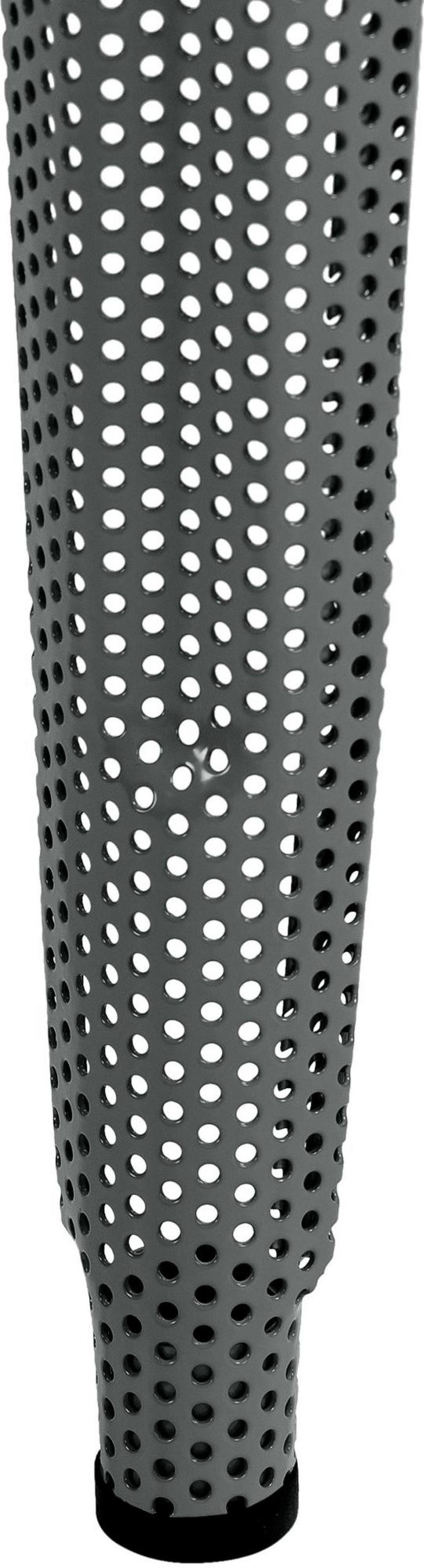 BARHOCKER Metall grau - Grau, Metall (43/77/43cm) - CLP