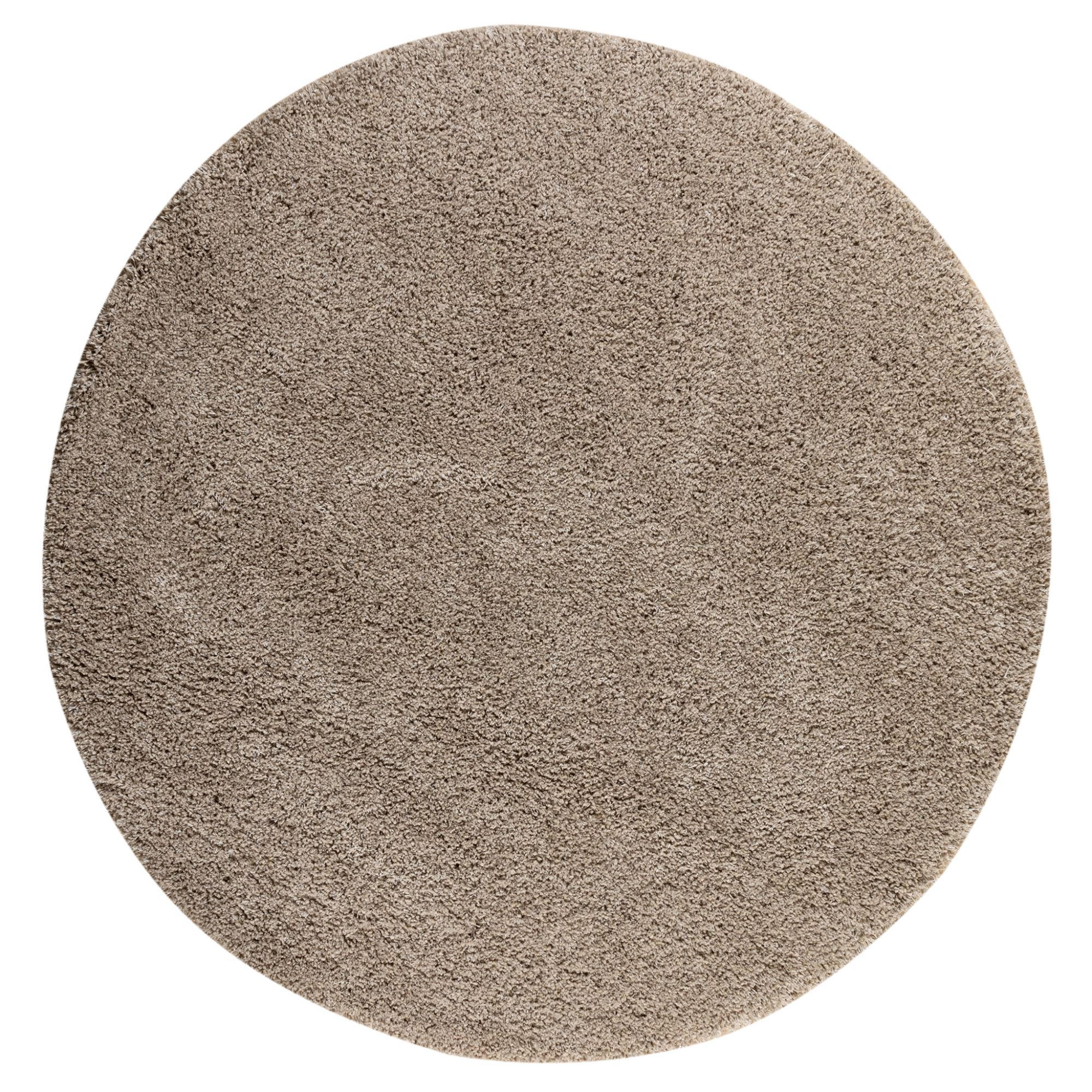 HOCHFLORTEPPICH 160/160 cm Twilight rund - Beige, Textil (160/160cm) - Steffensmeier