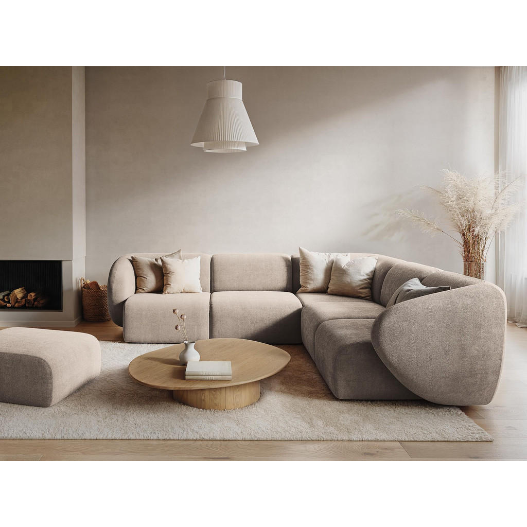 Thumbnail - Makamii Ecksofa, Dunkelgrün, Textil, Holzwerkstoff, 178x166 cm, Hergestellt in Europa, Oeko-Tex®, Wohnzimmer, Sofas & Co...