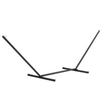 HÄNGEMATTENGESTELL DE-07055 für Hängematten bis 360 cm, wetterfest, bis 120 kg - Schwarz, Metall (92/360/112cm) - ComfortXL
