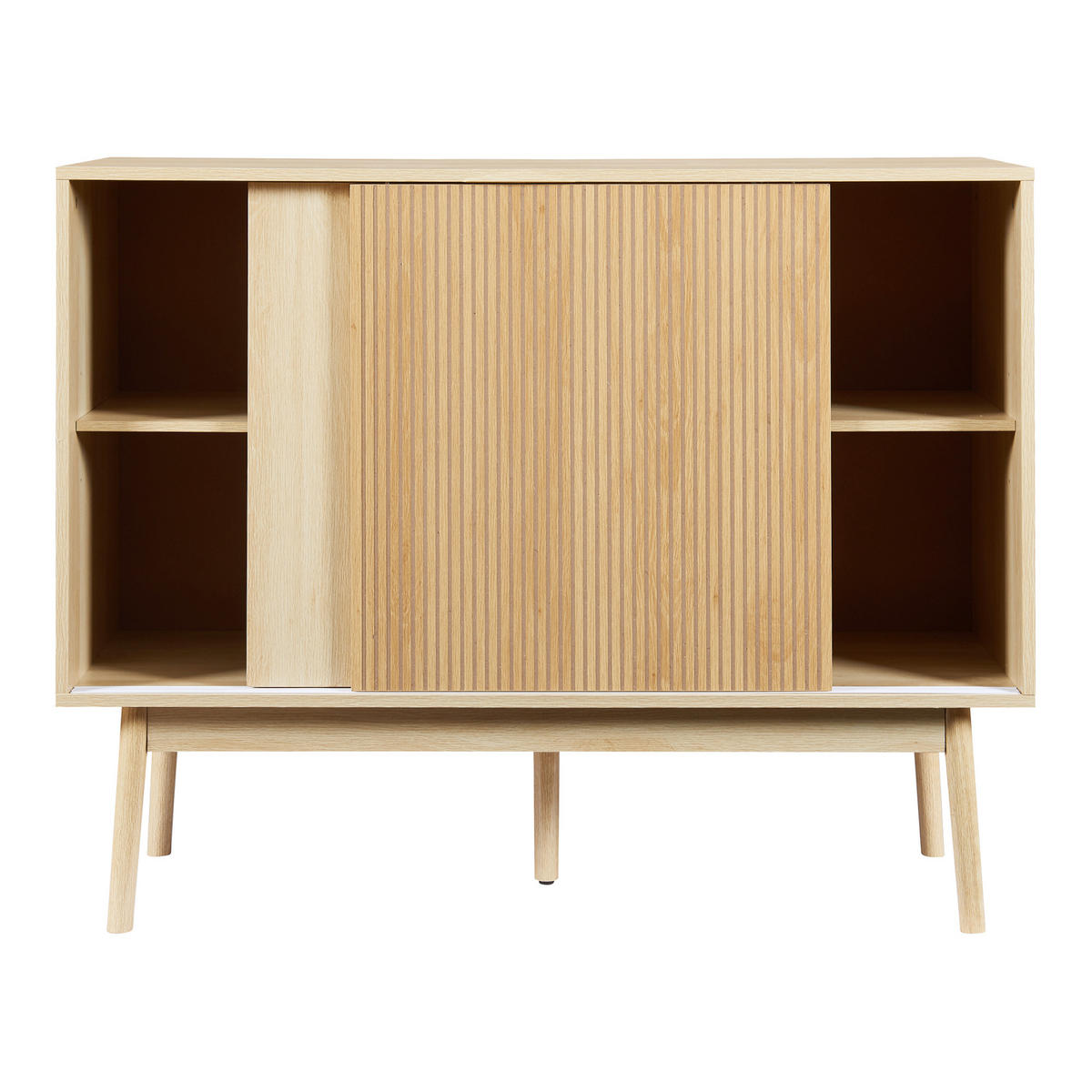 SIDEBOARD Landskrona - Eichefarben, Holz/Holzwerkstoff (115/90/40cm) - [en.casa]