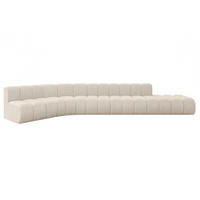 ECKSOFA modulares Sofa Brilo-L2 - 471x174x70 cm Beige - Beige, Holzwerkstoff/Textil (471/174cm) - ALTDECOR