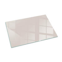 GLASPLATTE für Kamin 100x70 cm Beige - Beige, Glas (100/70/0.4cm) - ArtPrintCave