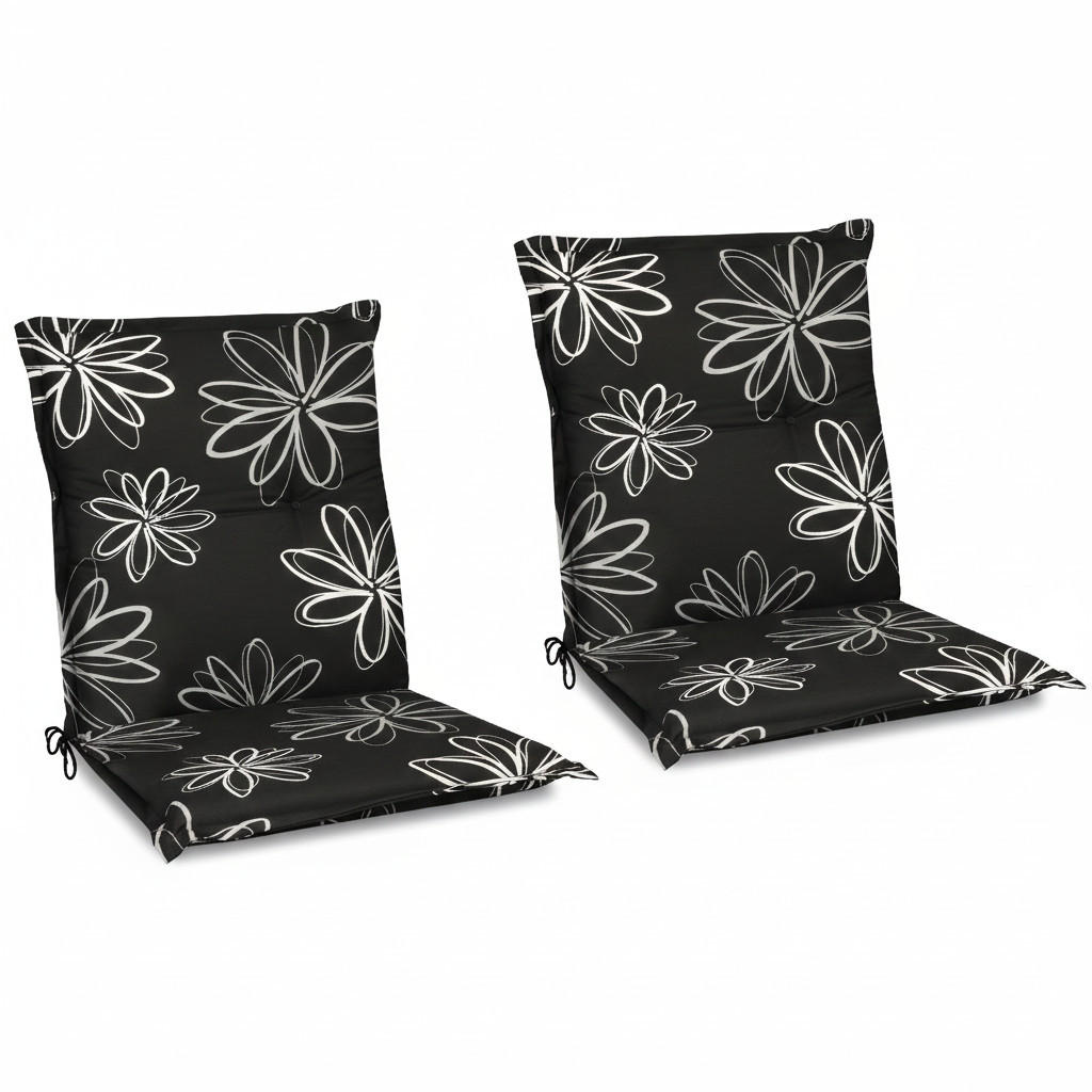 NIEDERLEHNERAUFLAGE Flores 100x50x6cm Ornamente (2tlg) - Multicolor, Textil (50/6/100cm) - Beautissu 