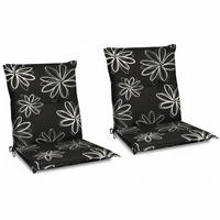 NIEDERLEHNERAUFLAGE Flores 100x50x6cm Ornamente (2tlg) - Multicolor, Textil (50/6/100cm) - Beautissu 