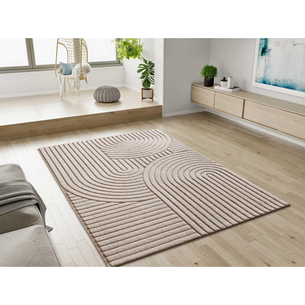 Thumbnail - Atticgo Webteppich, Weiß, Textil, Abstrakt, Rechteckig, 120x170 cm, Oeko-Tex® Standard 100, in verschiedenen Größen erhä...