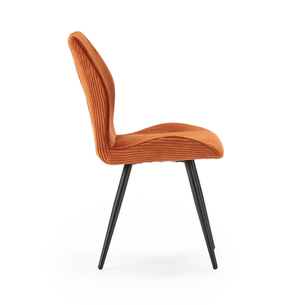 ESSZIMMERSTUHL Adaya Rot 46/62/49 cm 2er-Set - Rot, Textil (62/49/46cm) - Calicosy