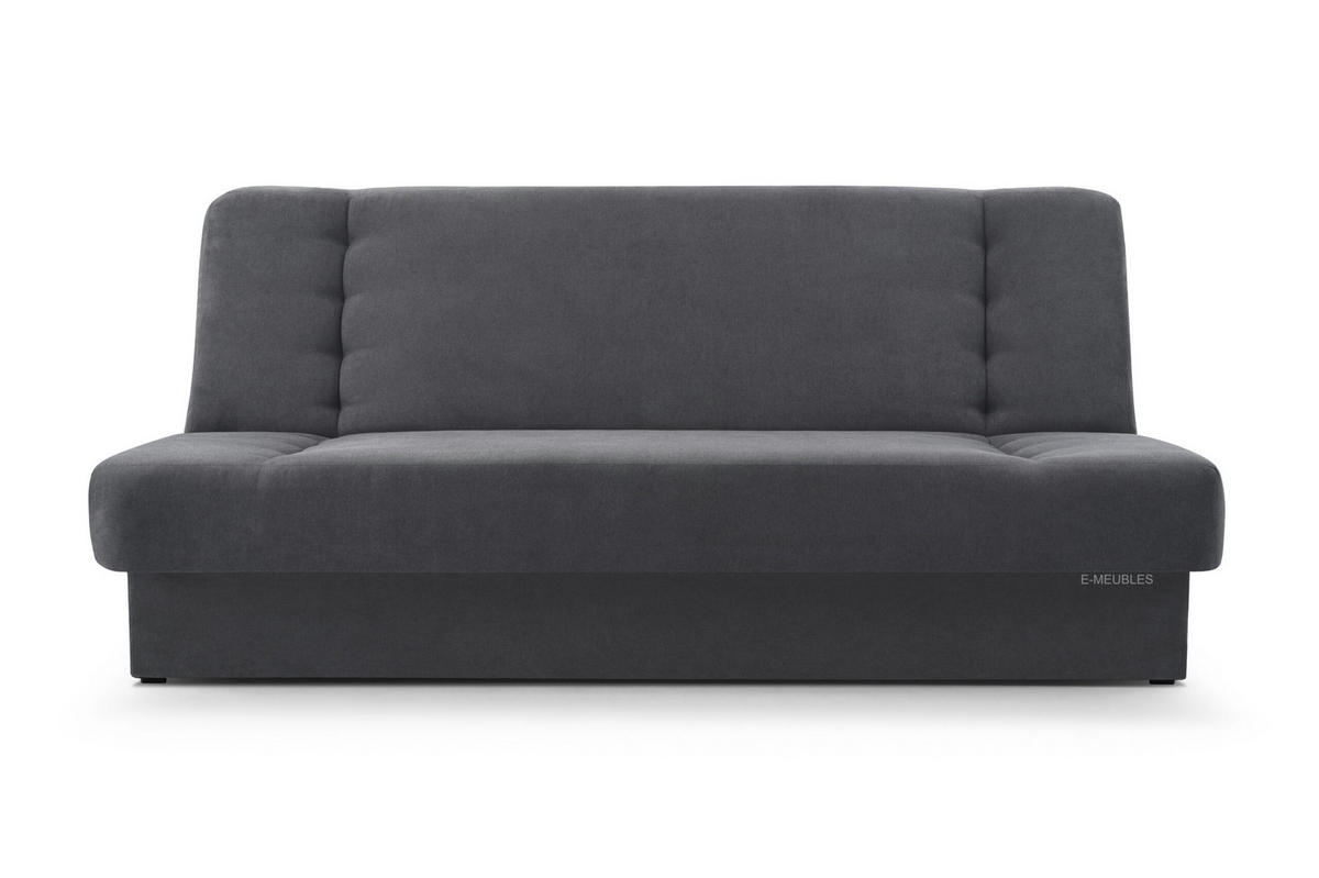 SCHLAFSOFA - Cyprus (Dunkelgrau) - Dunkelgrau, Holz (192/85/92cm) - Möblo