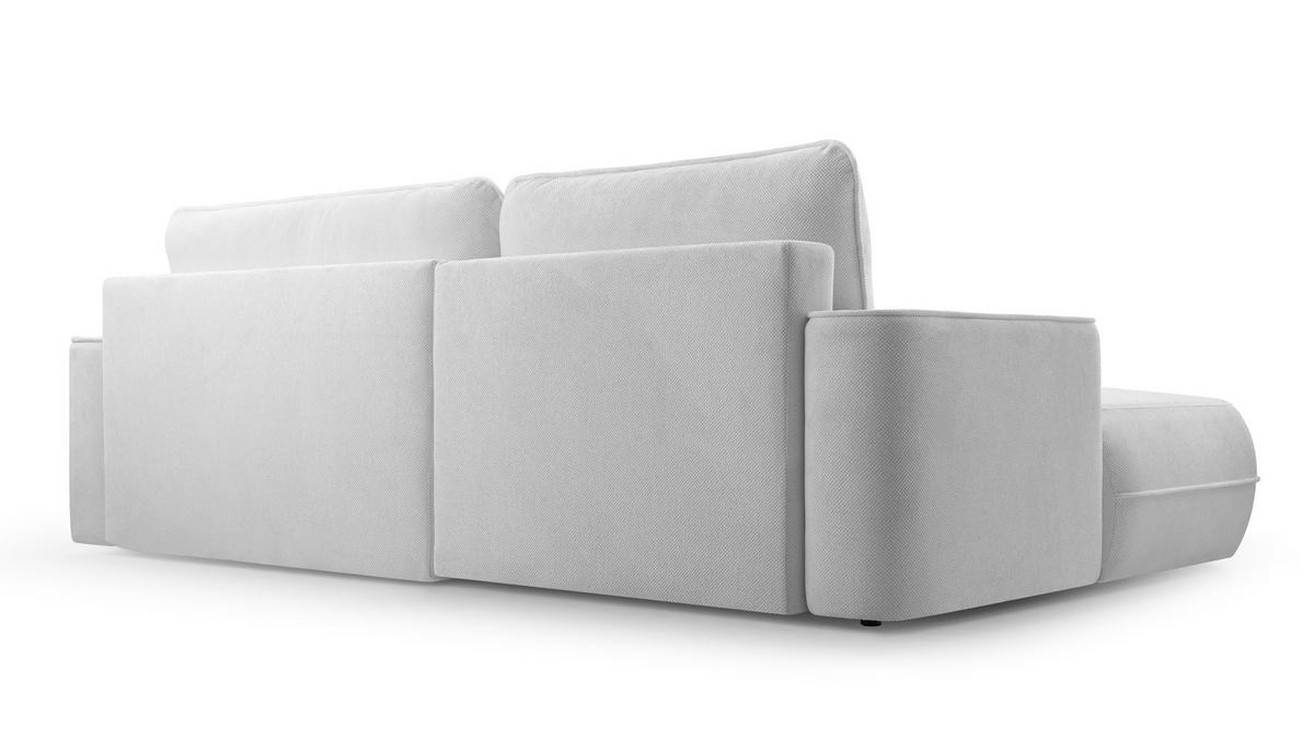 ECKCOUCH L Form Peoni Beige 267/168/87 cm mit Schlaffunktion L - Beige/Schwarz, Kunststoff/Textil (168/267cm) - AX Living