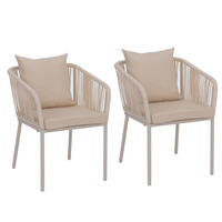 ZÁHRADNÁ STOLIČKA Krémovo biela - krémová, textil (55/75/55cm) - MCW