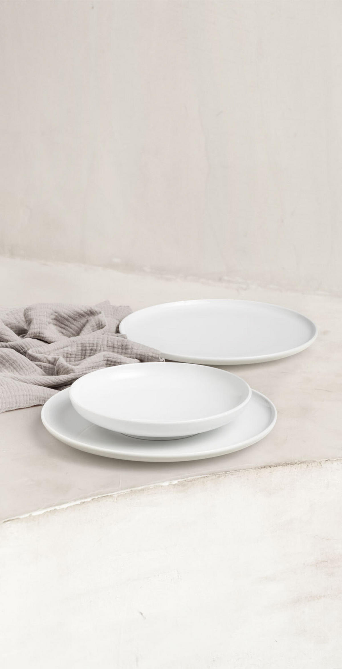 SUPPENTELLER Sento Home weiß ø 21,3 cm 6er Set - Weiß, Keramik (21.3cm) - Seltmann Weiden