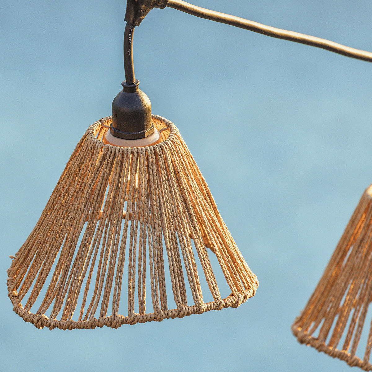 Thumbnail - Lumisky Lichterkette, Beige, Naturmaterialien, 600 cm, Lampen & Leuchten, Innenbeleuchtung, Dekoleuchten, Lichterketten