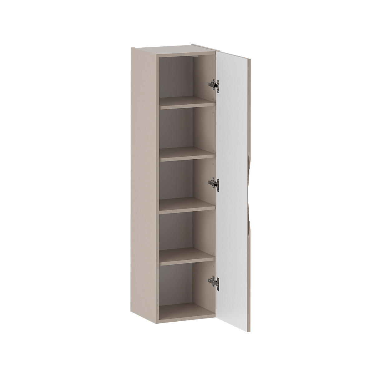 BADMÖBEL Tao 2er-Set Kaschmir - Beige, Holzwerkstoff (60/50/45.8cm) - Petits-meubles