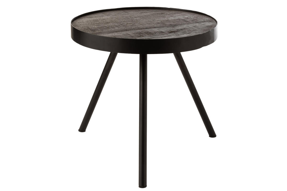 TISCH FIEN - Holz - Braun - Braun, Holz (45/45/43cm) - J-Line