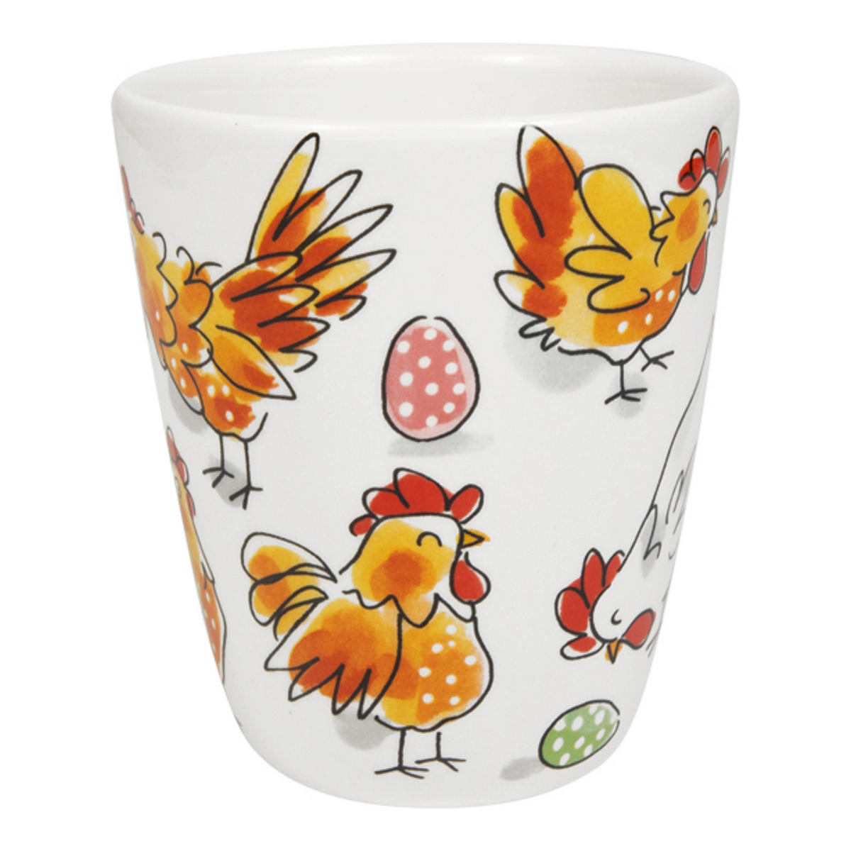 BECHER Osterhühner in Bunt - 350 ml - Multicolor, Keramik (0.35L) - Blond Amsterdam
