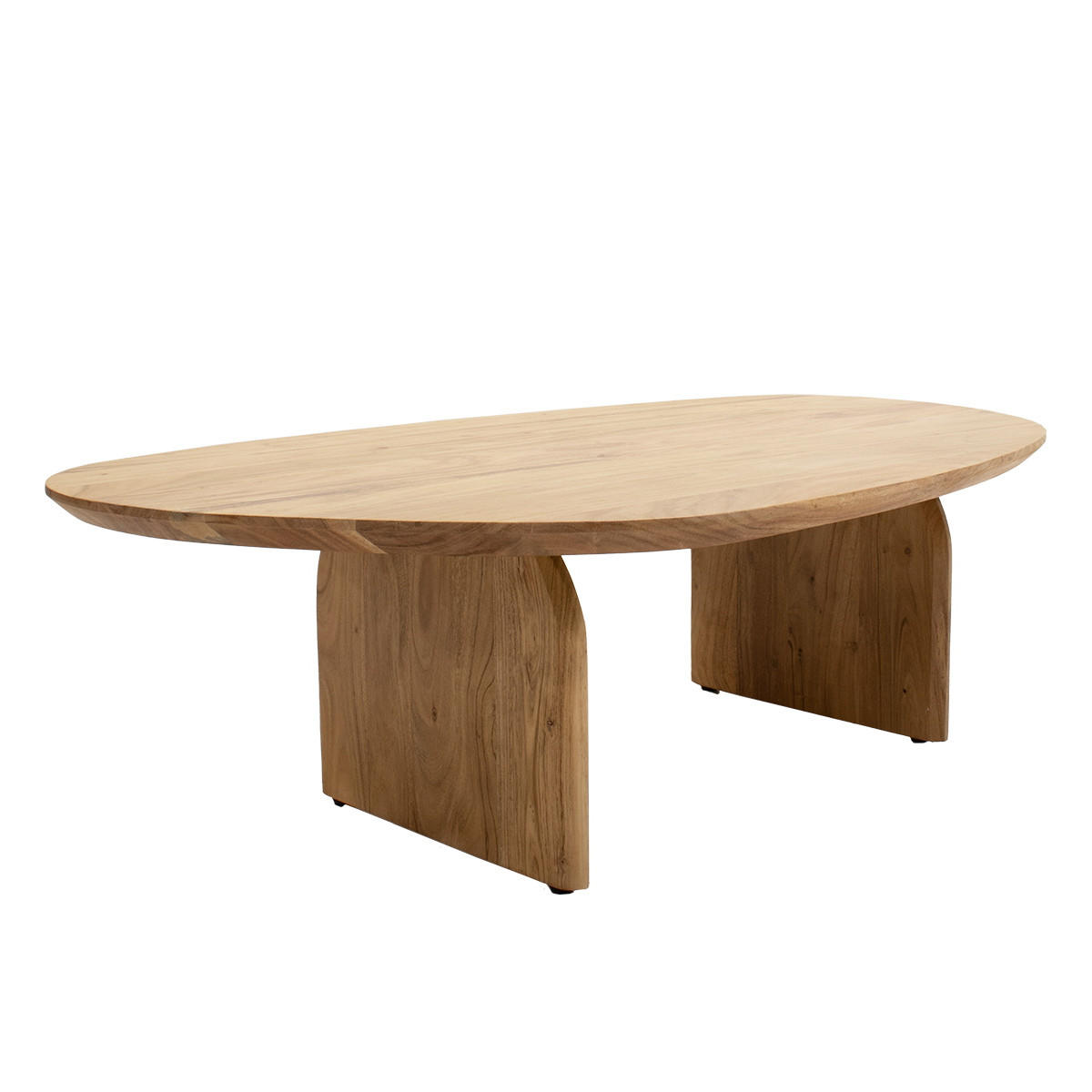 COUCHTISCH, organisch aus Mangoholz 135cm, natürlich - Braun, Holz (135/76/38cm) - Giga Meubel