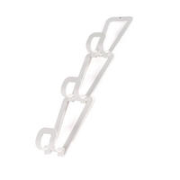 HANDTASCHENHALTER für die Tür - 7,5/4,2/84 cm - Weiß, Metall (4.2/84/7.5cm) - Calicosy