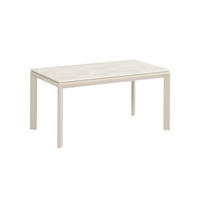 ESSTISCH FADO - Kaschmir/Creme, Holzwerkstoff (90/160/76cm) - Meblini