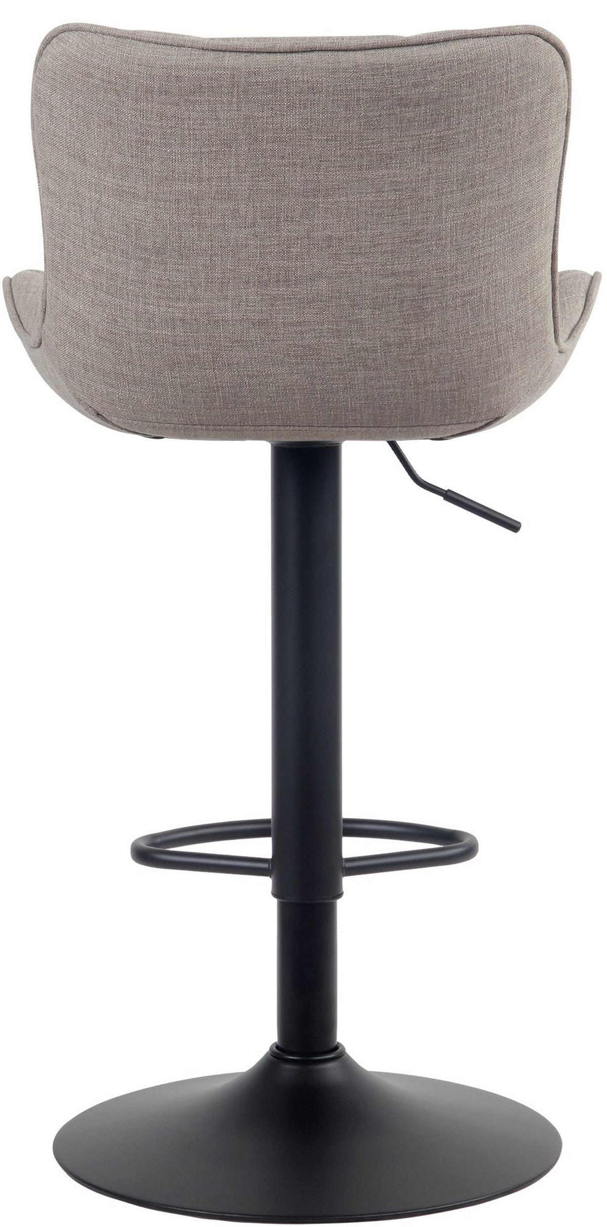 BARHOCKER Nidor Stoff Taupe - Taupe, Textil (48/83/54cm) - DELUKE