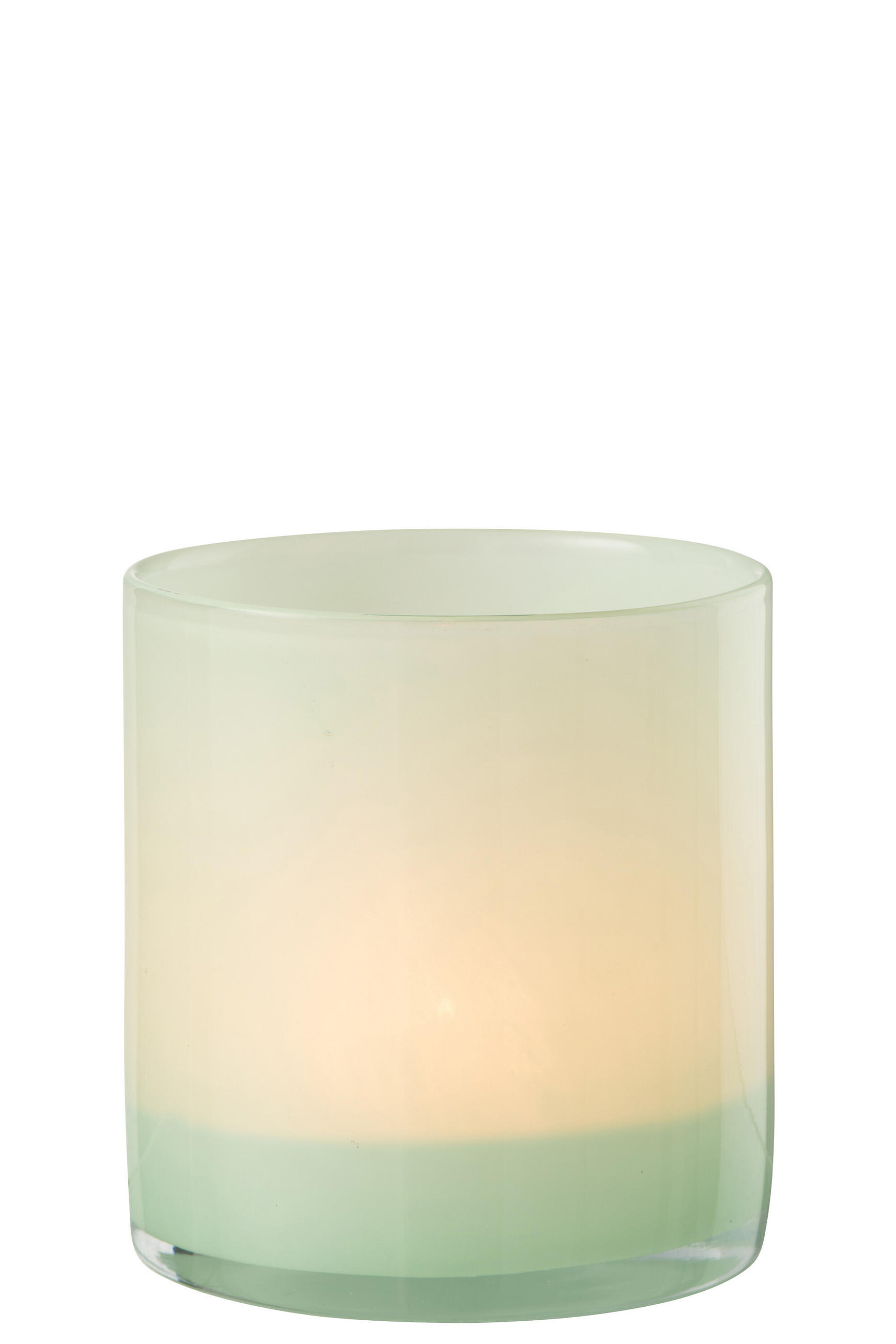 KERZENHALTER JADE - Glas - Grün - M - Mintgrün, Glas (12/12cm) - J-Line