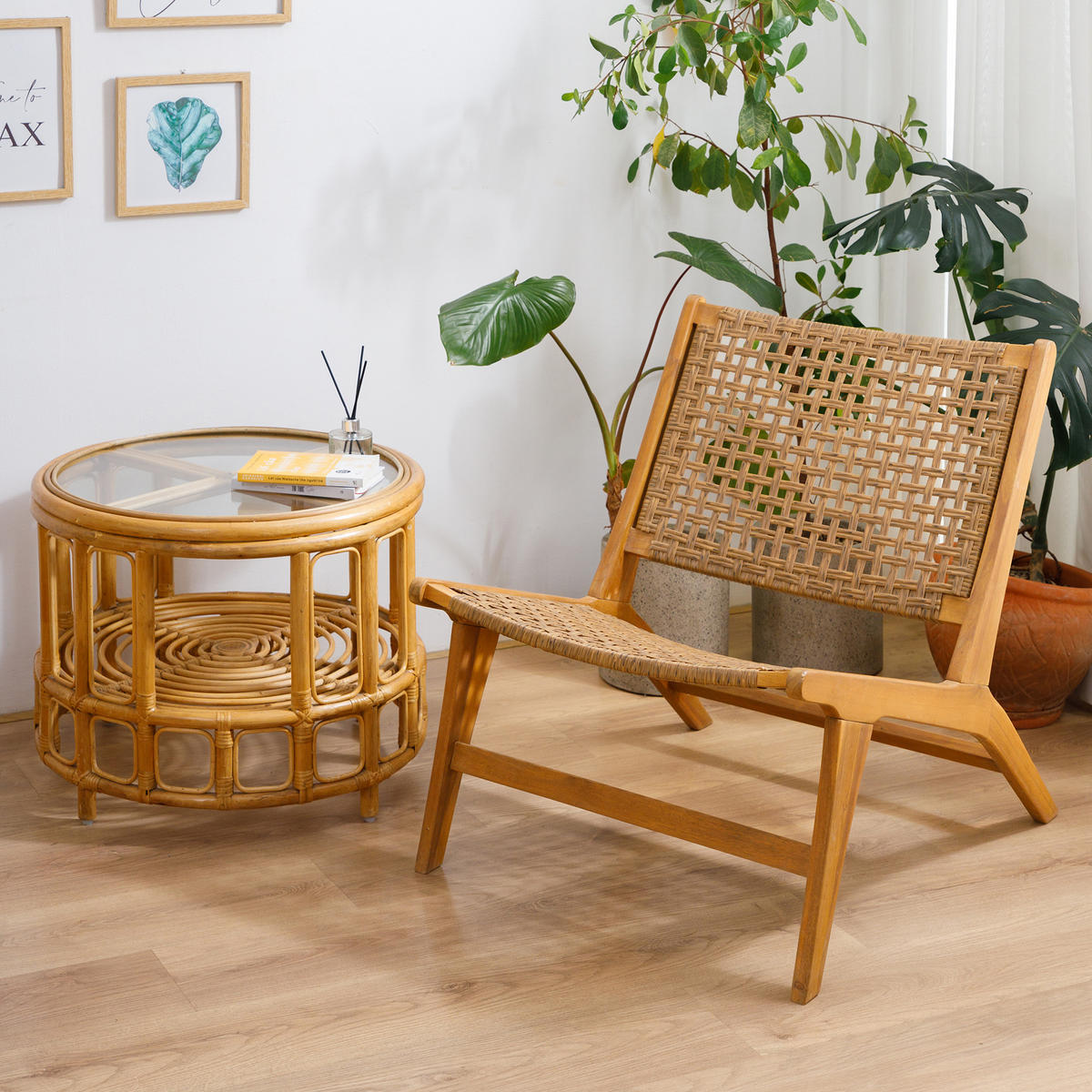 SESSEL Holz Braun - Braun, Holz (65/76/82cm) - Nordlys