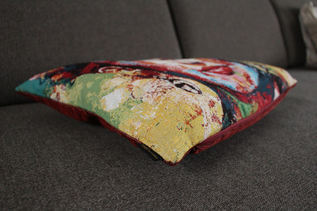 KISSENHÜLLE STARS - Gelb/Multicolor, Textil (45/45cm) - Yve! decoration