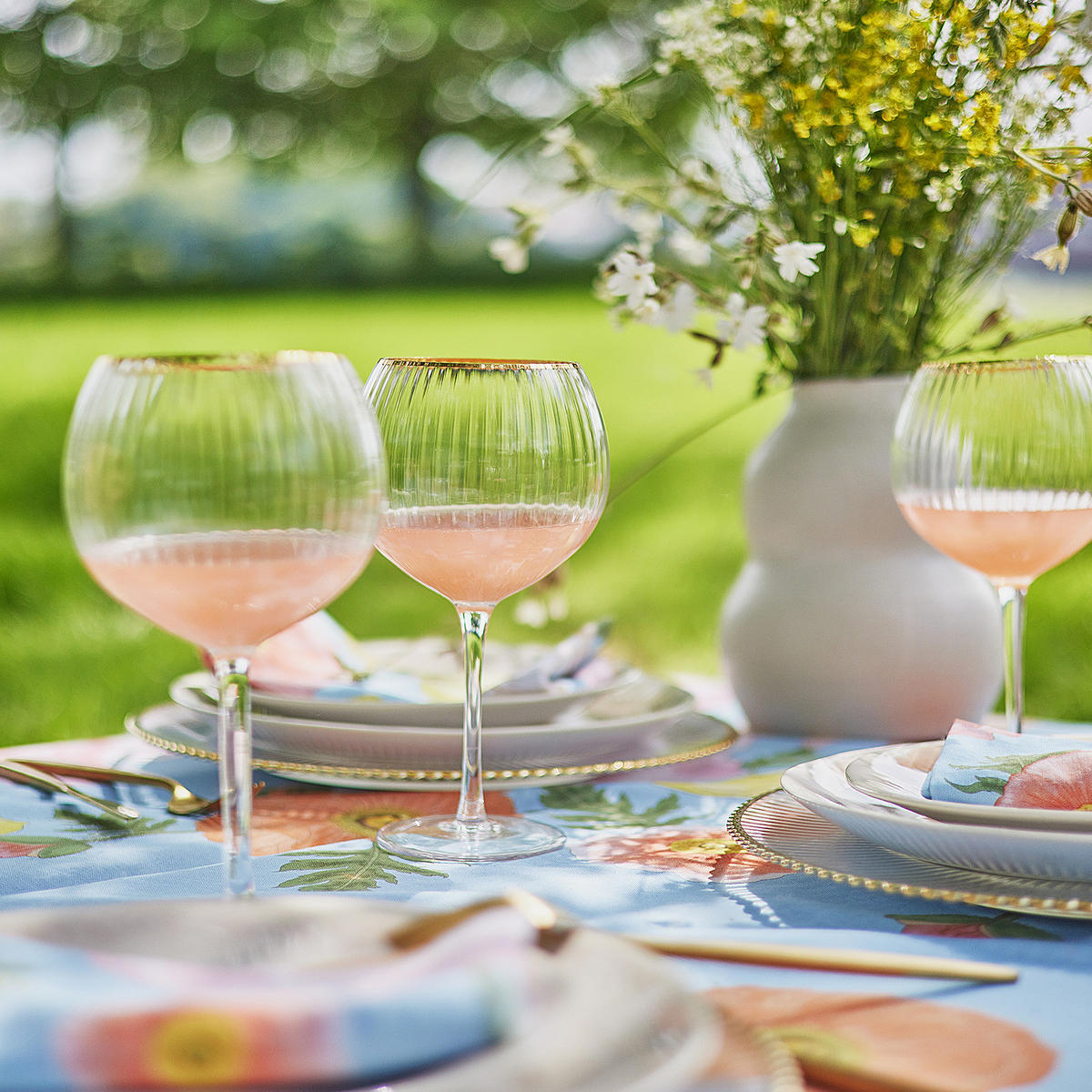 GINGLÄSER (4er Set) Golden Twenties 650 ml - Transparent, Glas (0.65L) - Butlers