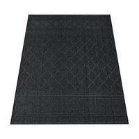 OUTDOOR-TEPPICH VERMONT 191 ANTHRAZIT 80X250 - Anthrazit, Kunststoff (80/250cm) - Paco Home
