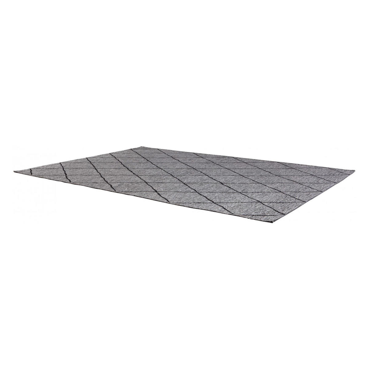 OUTDOOR-TEPPICH Allan perlweiß 160 x 230 x 1 cm - Hellgrau, Textil (160/230cm) - Vivaraise