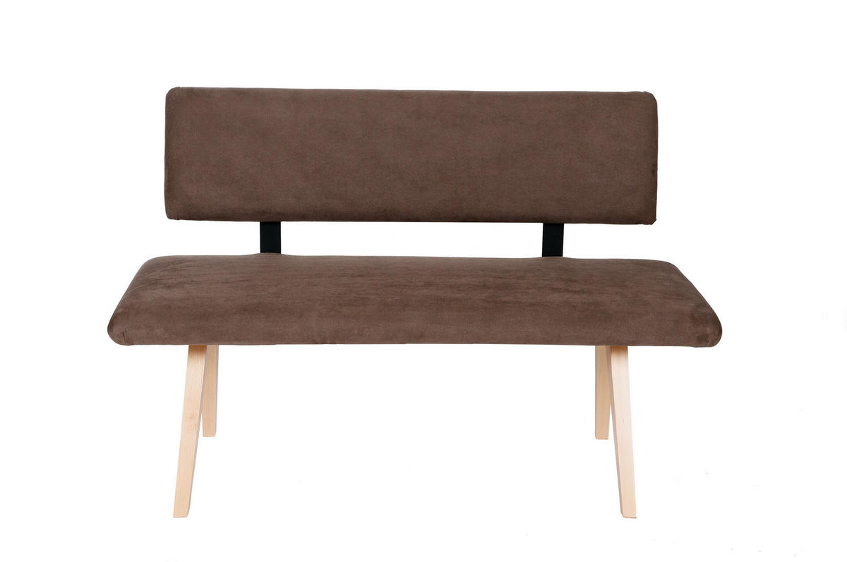 SITZBANK Die Natürliche - Buchefarben/Braun, Holz/Textil (51/84/125cm) - Kundler Home
