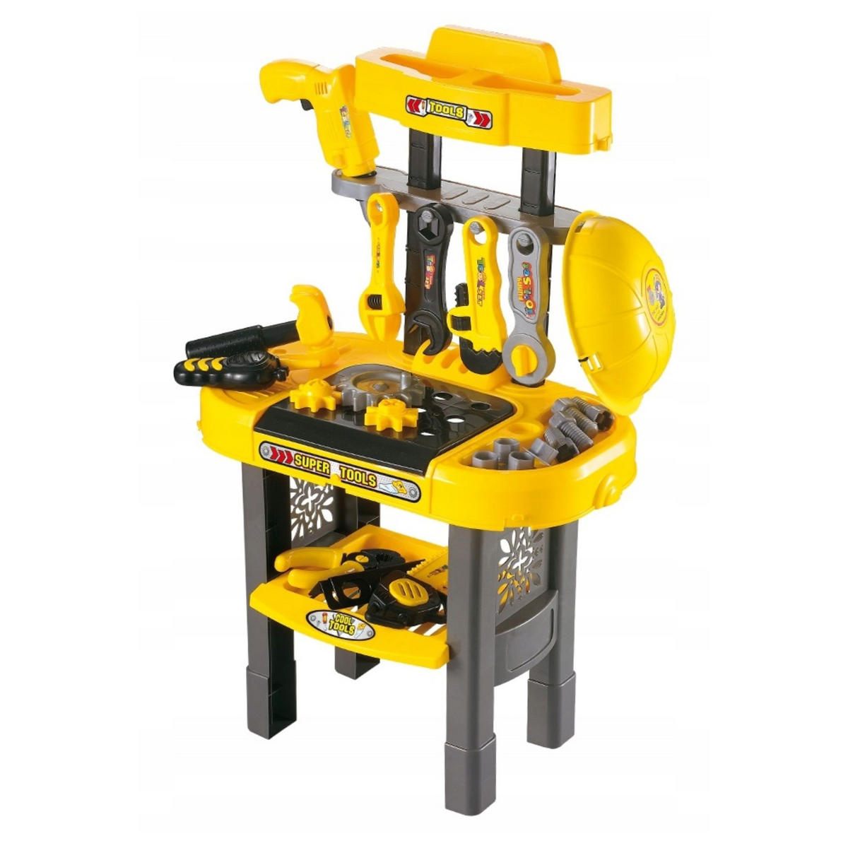 WERKBANK für Kinder Spielzeug - Multicolor, Kunststoff (58/68/33cm) - KRUMAD