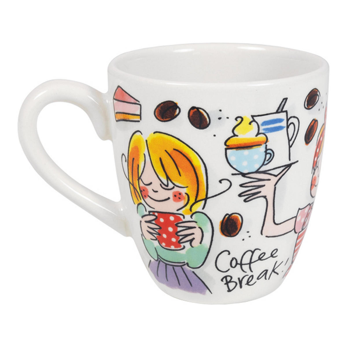 MINI-BECHER Blond x Senseo Keks in Bunt - 200 ml - Multicolor, Keramik (0.2L) - Blond Amsterdam