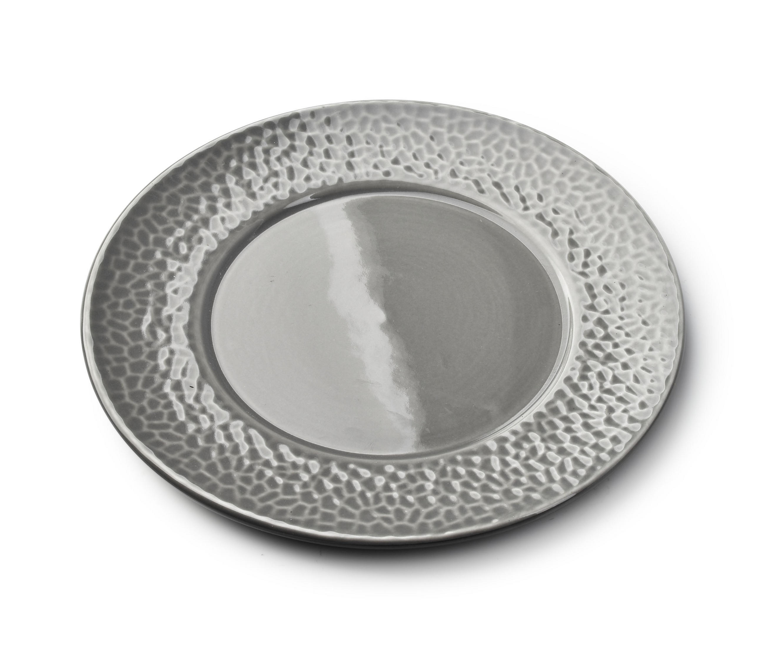 DESERTTELLER Hudson Grau 19/19/2 cm Keramik - Grau, Keramik (19cm) - Mondex