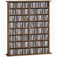 CD-REGAL DE-14530 16 Fächer, verstellbare Böden Marron - Braun, Holzwerkstoff (24/126.3/106.5cm) - ComfortXL
