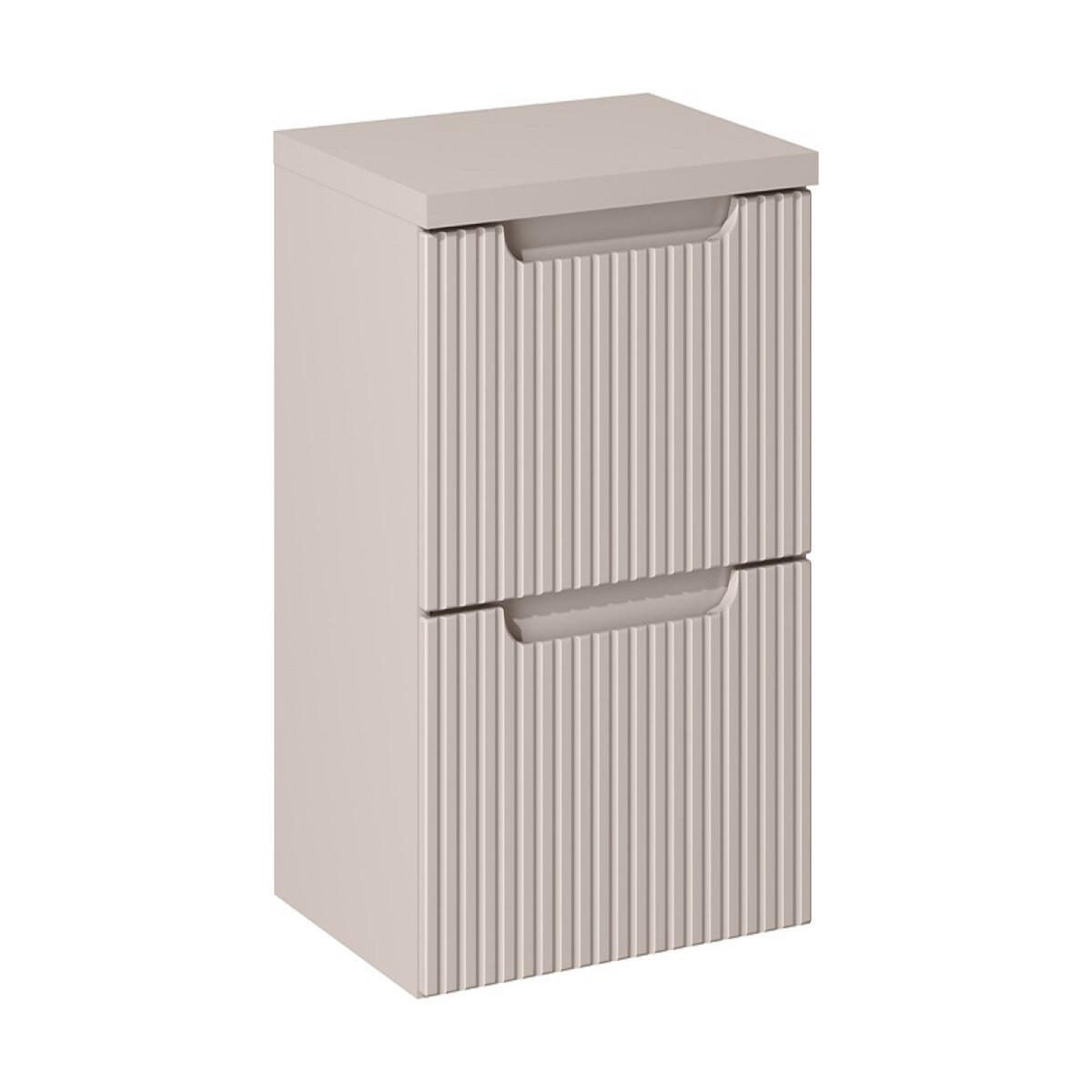 WASCHTISCHUNTERSCHRANK 50 cm 2 Teile Nova Cashmere N BM208 in Kaschmir/Matt - Kaschmir, Holz (50/57/40cm)