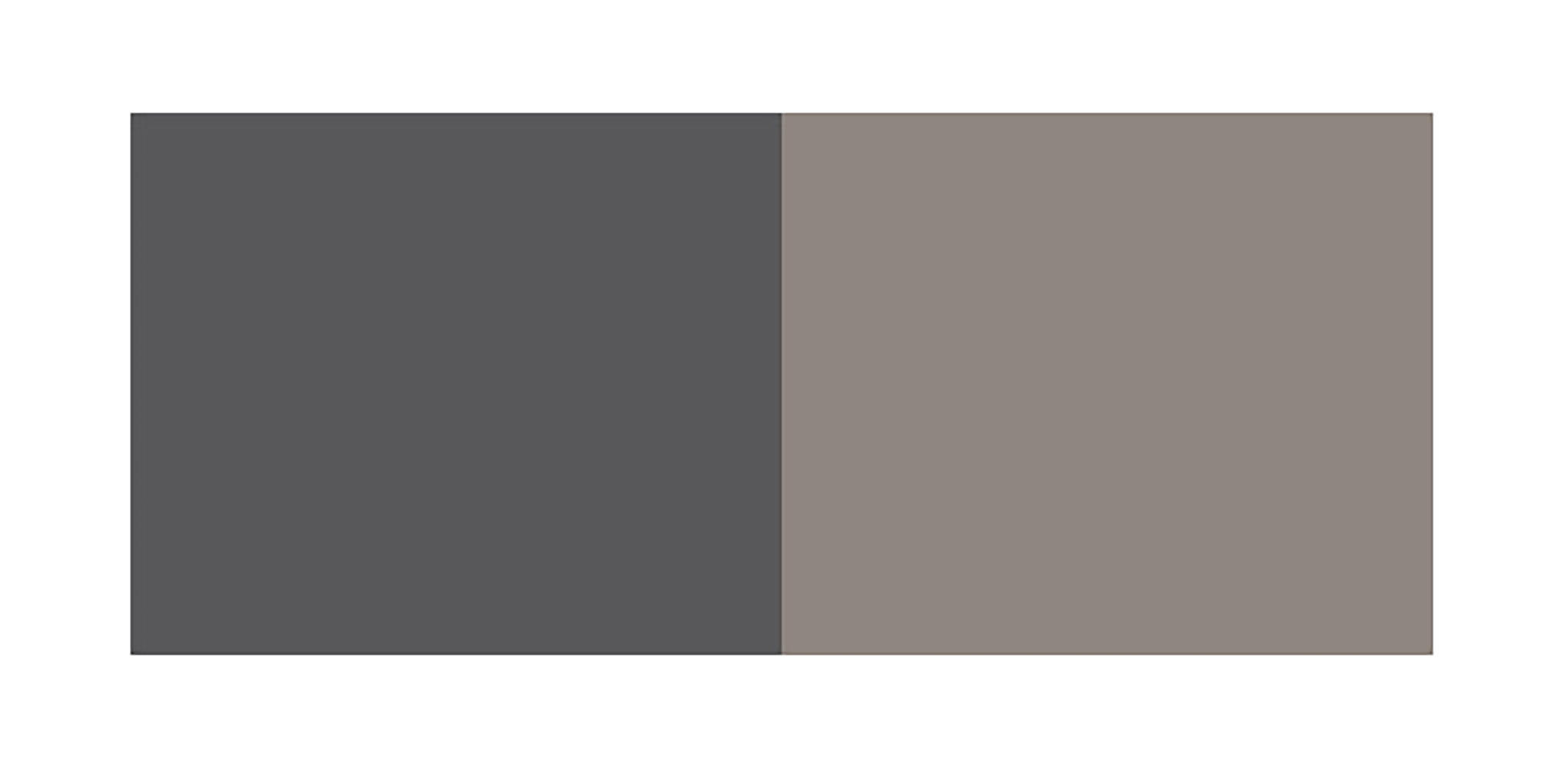 APOTHEKERSCHRANK Bonn D1D/40 Stone Grey Matt / Lava 40 / 50 / 82cm - Dunkelgrau/Graubraun, Holz/Holzwerkstoff (40/82/50cm) - Feldmann-Wohnen