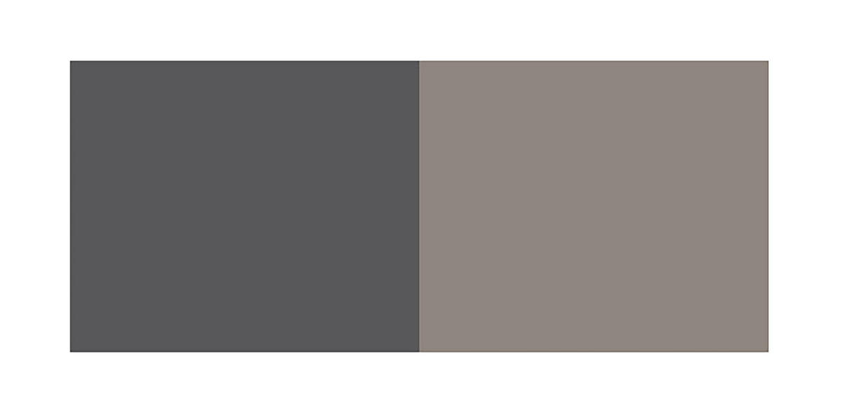 APOTHEKERSCHRANK Bonn D1D/40 Stone Grey Matt / Lava 40 / 50 / 82cm - Dunkelgrau/Graubraun, Holz/Holzwerkstoff (40/82/50cm) - Feldmann-Wohnen