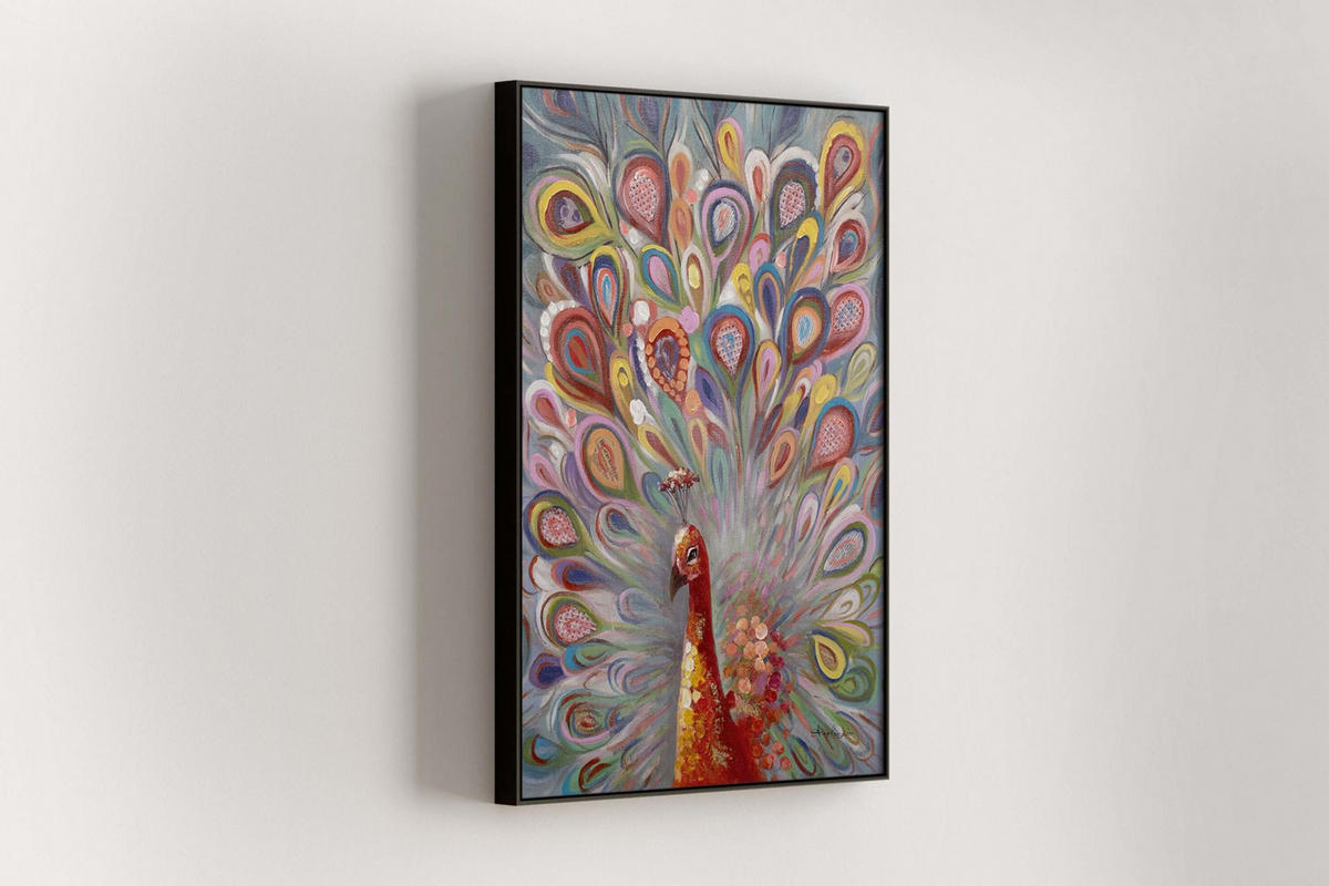 OLEJOMAĽBA 70/100 cm, Zvieratá - viacfarebná, drevo/textil (70/100cm) - KUNSTLOFT