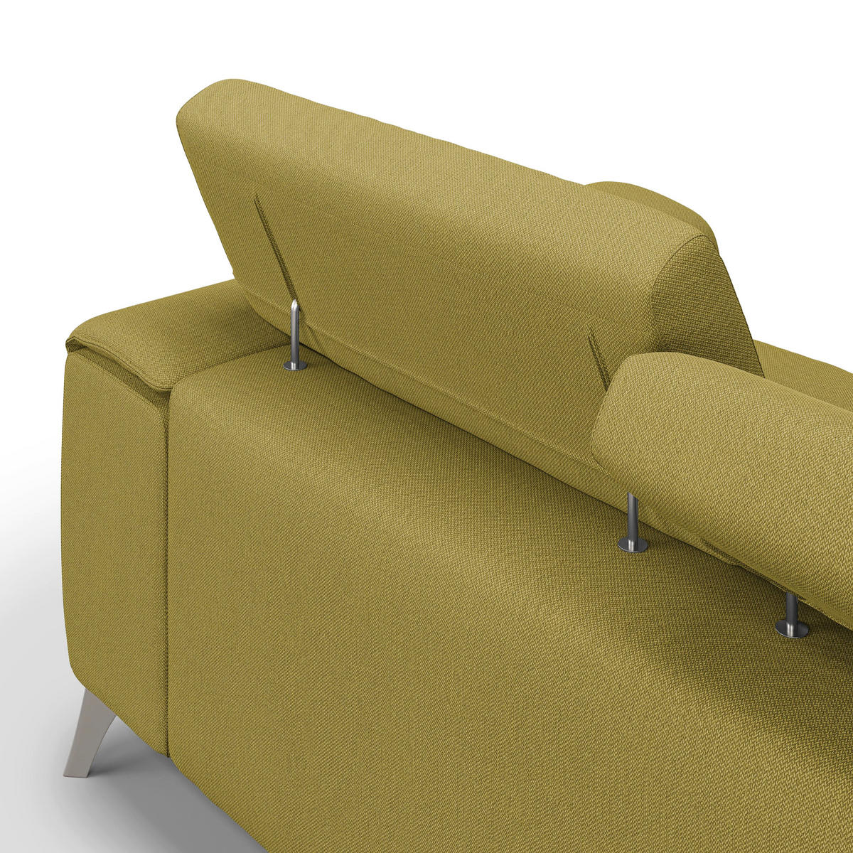 LINEARSOFA Fusion - Gelb, Textil (260/74/102cm) - Divani.store