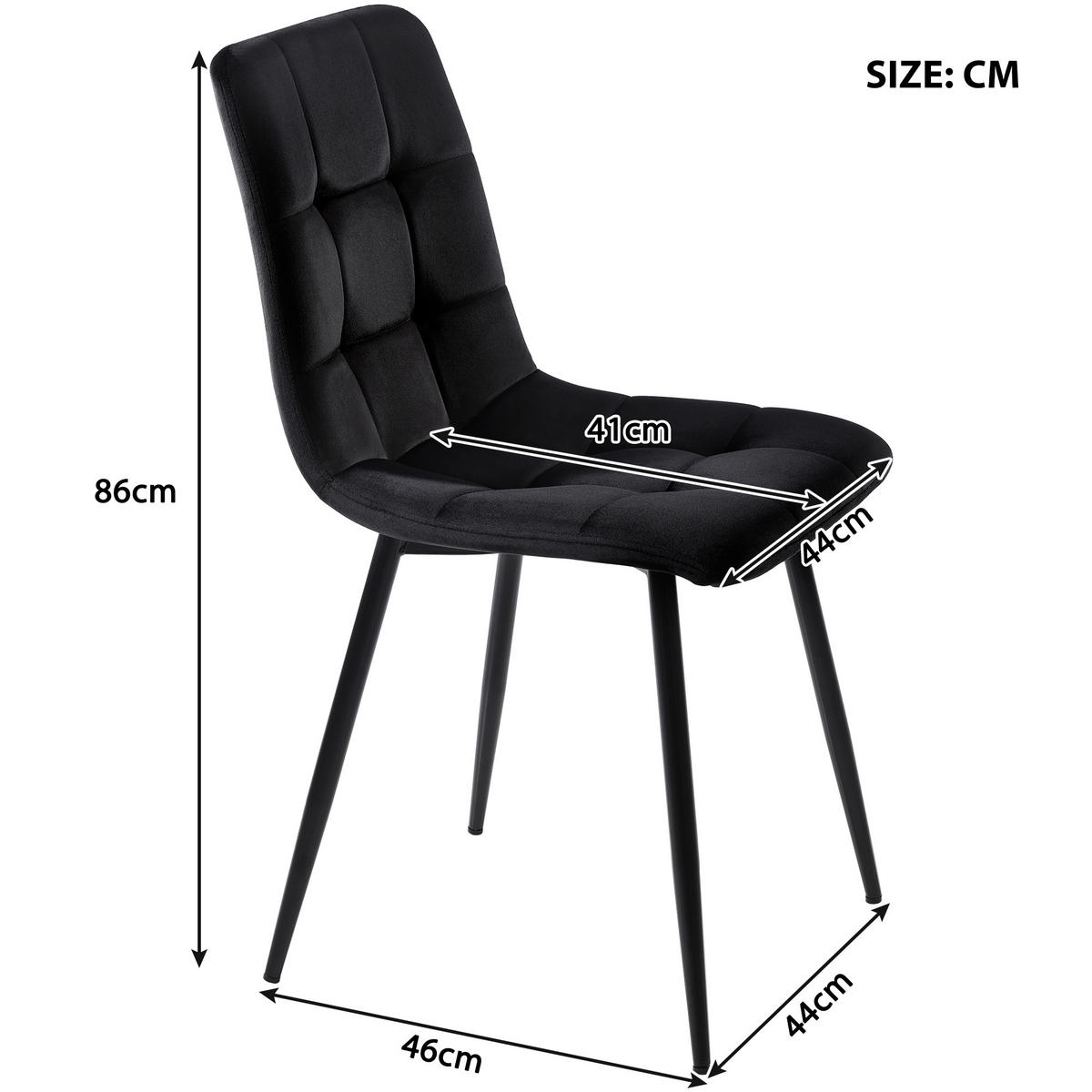 ESSZIMMER-SET 5-tlg mit ausziehbarem Klapptisch 140-180x80 cm und weißer Spanplatte, inklusive 4 gepolsterten Stühlen, weiß-schwarz - Schwarz, Holzwerkstoff (80/75/180cm) - Luhomfu