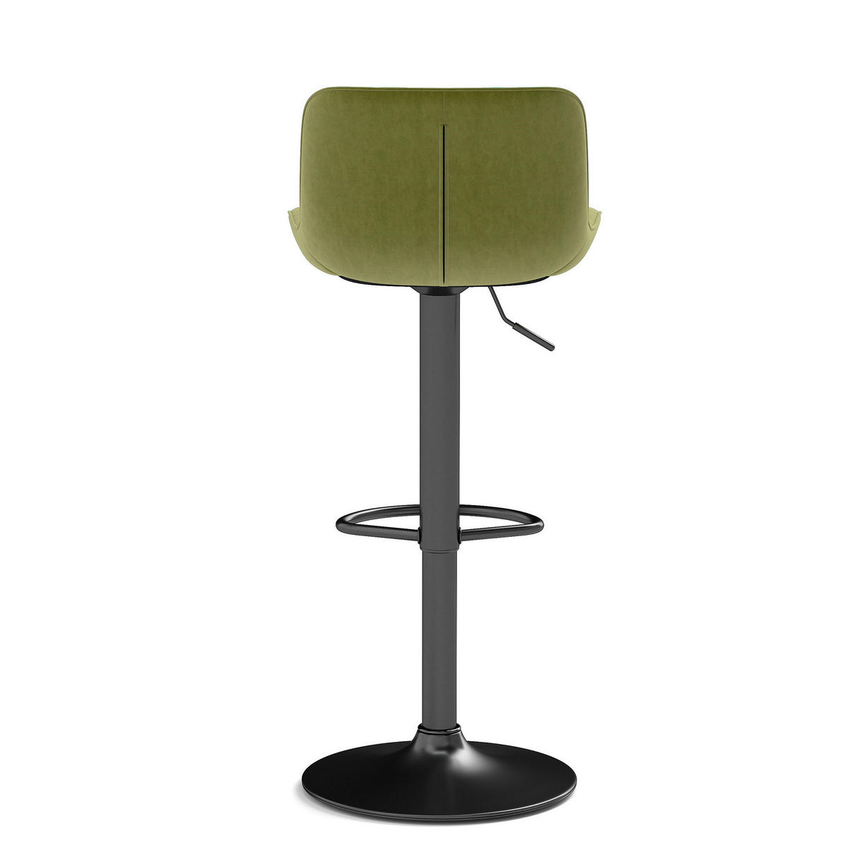 BARHOCKER 4er-Set Grün höhenverstellbar mit 360°-Drehfunktion - Grün, Metall (46/87/47cm) - MIVRAY