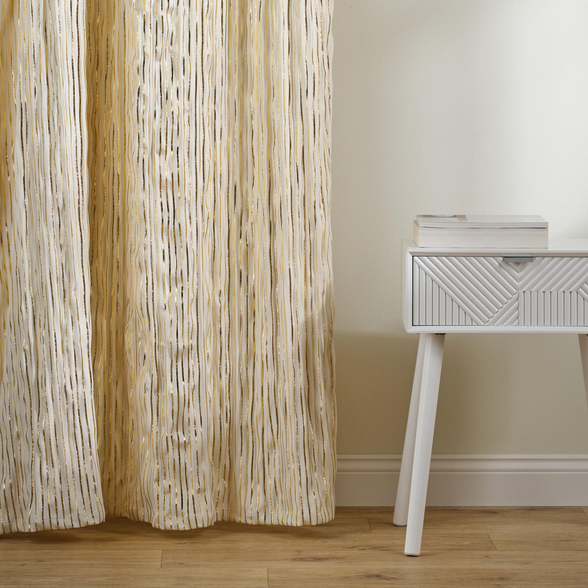 VORHANG Calama - Beige, Textil (140/1/250cm) - home&you
