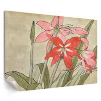POSTER - 42x29 cm (A3) - Hannah Borger Overbeck - Amaryllis - Grün, Textil (42/29.7/0.1cm) - TULUP