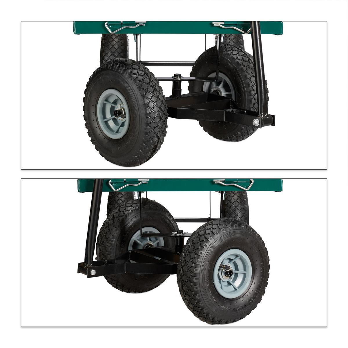 HANDWAGEN - Multicolor, Kunststoff/Metall (50/53.5/109cm) - Relaxdays